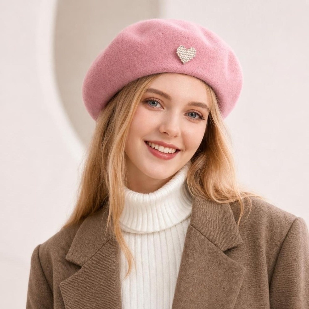 Beret French Wool - Модные теплые зимние шерстяные береты в