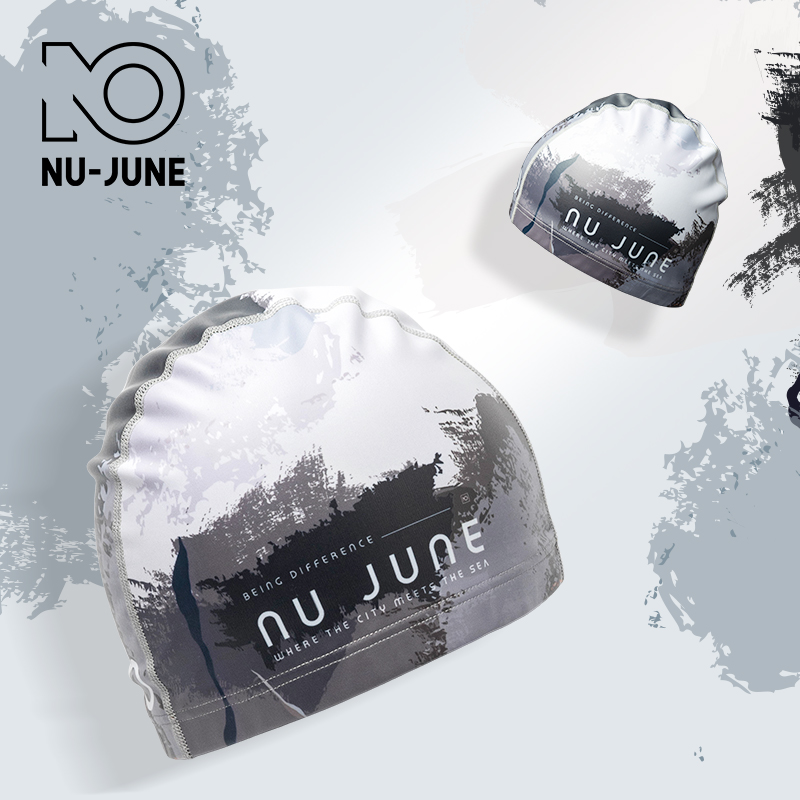Swim Hat Silicone - Nujune высокоэластичные плавательные шапки для взрослых